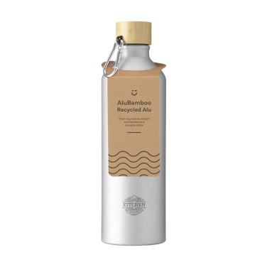 Logotrade mainostuotet kuva: AluBamboo GRS Kierrätetty Alu 750 ml vesipullo